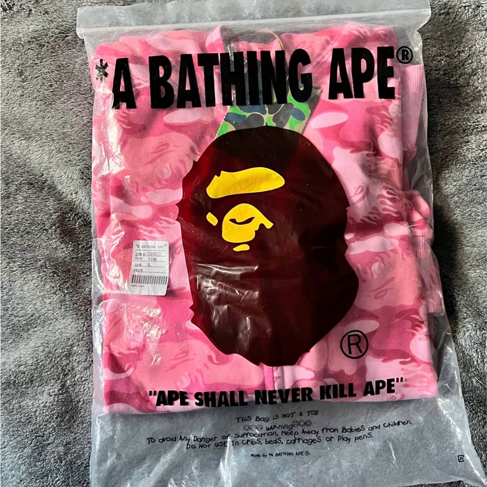 A Bathing Ape Pink Camo Hoodie